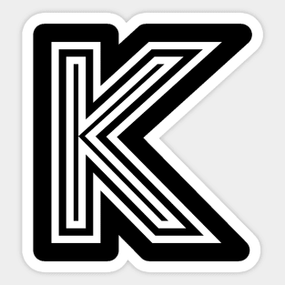 Letter K Sticker